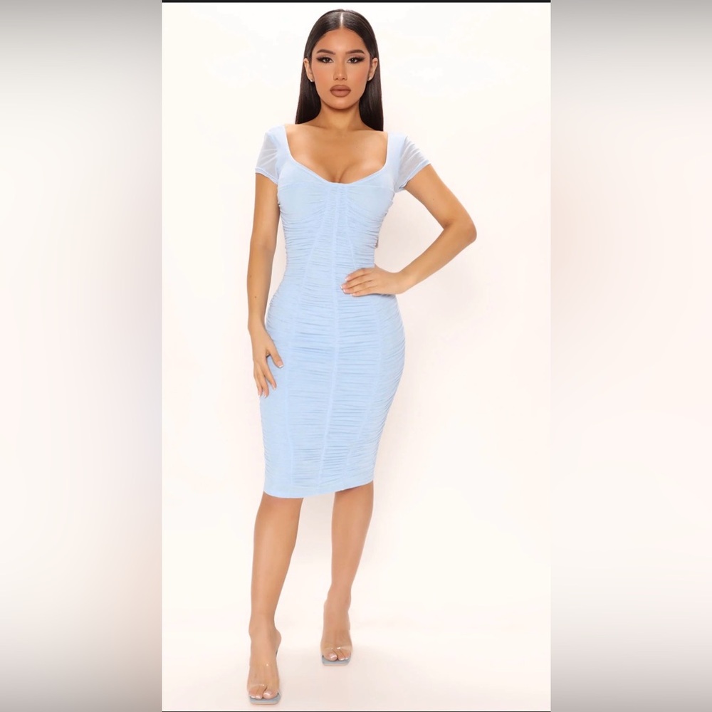 Simply Ageless Ruched Midi Dress